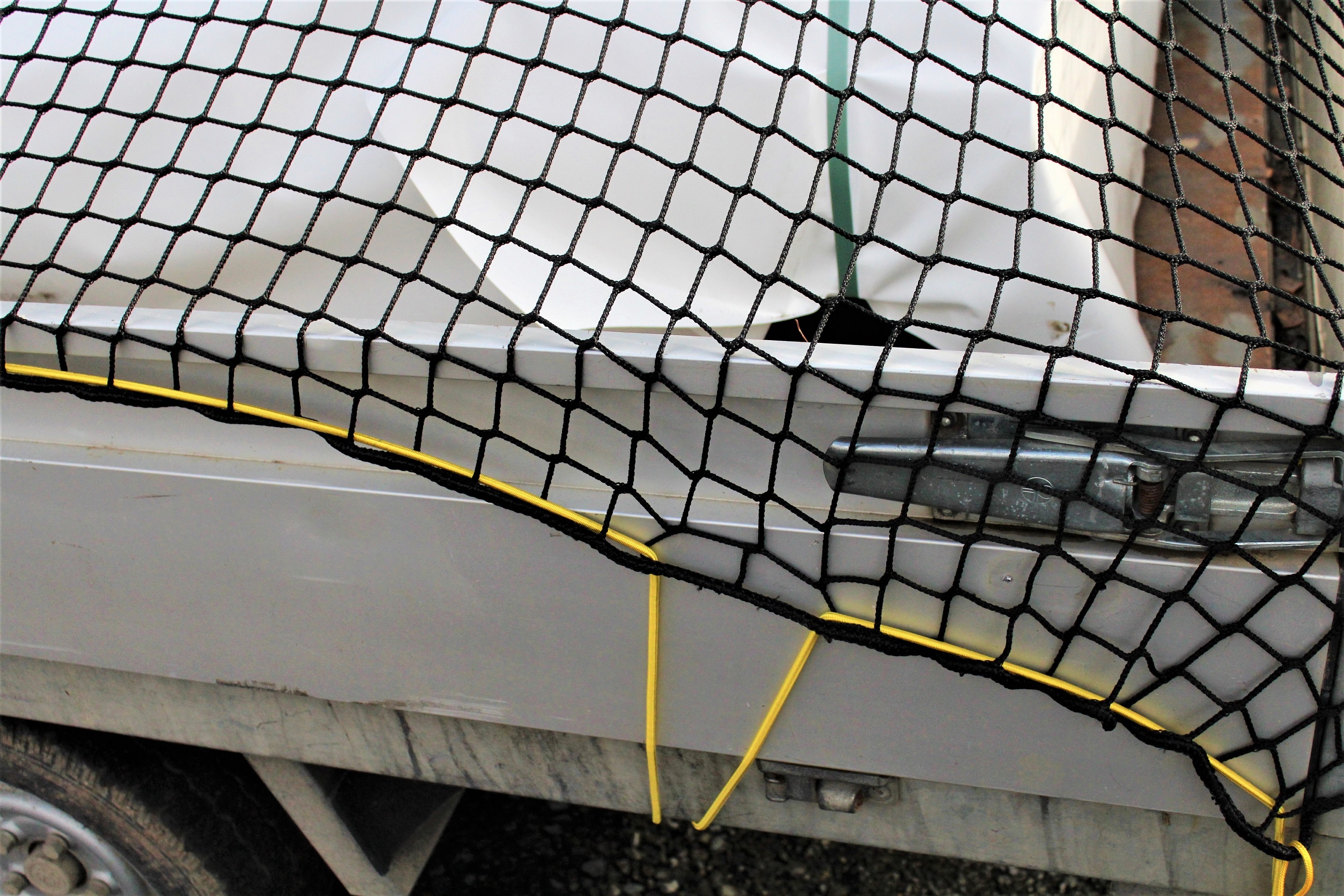 Container/Anhänger Abdecknetz grobmaschig mit Expanderseil Container/Anhänger Abdecknetz grobmaschig mit Expanderseil