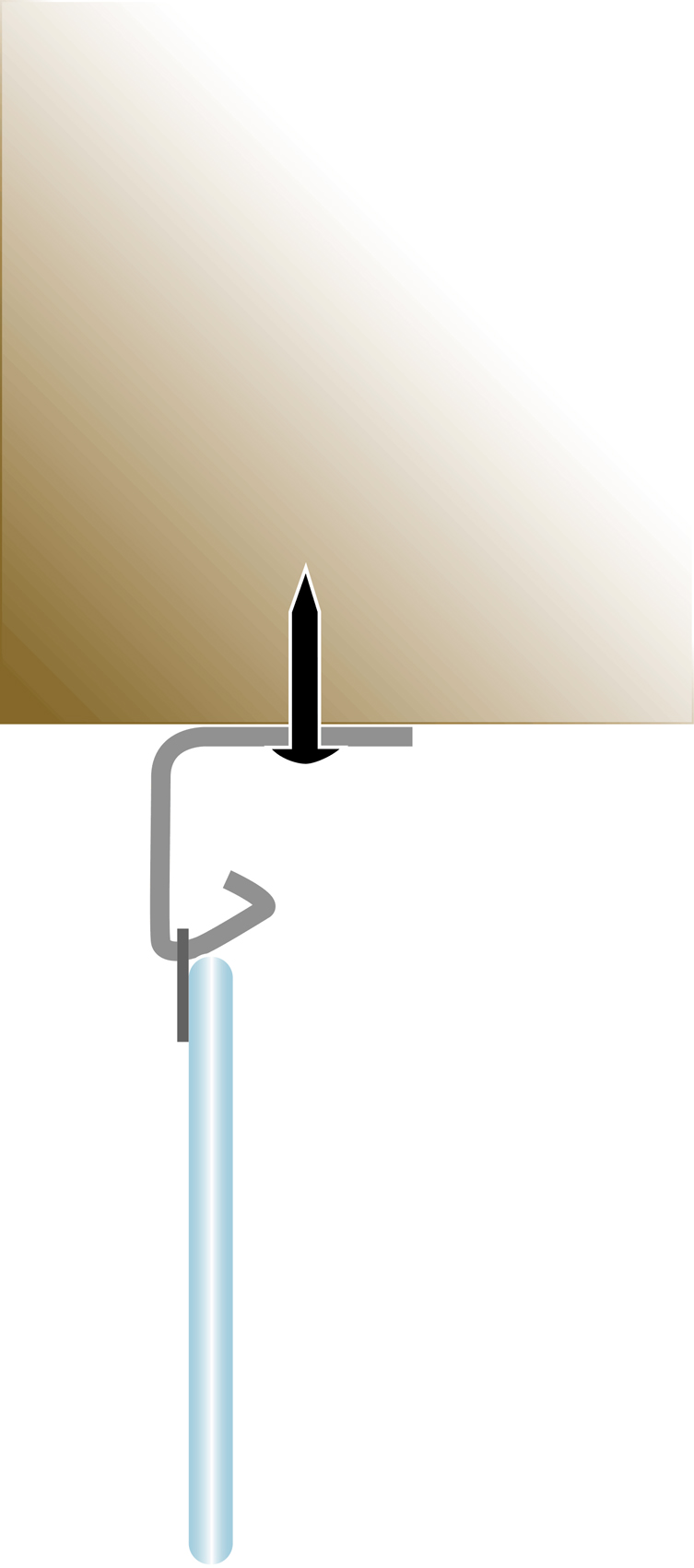 PVC Lamellenvorhang transparent im Set