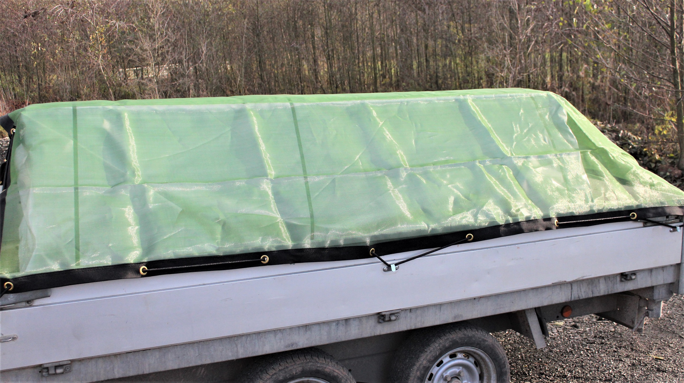 Container/Anhänger Abdecknetz feinmaschig grün Container/Anhänger Abdecknetz feinmaschig grün