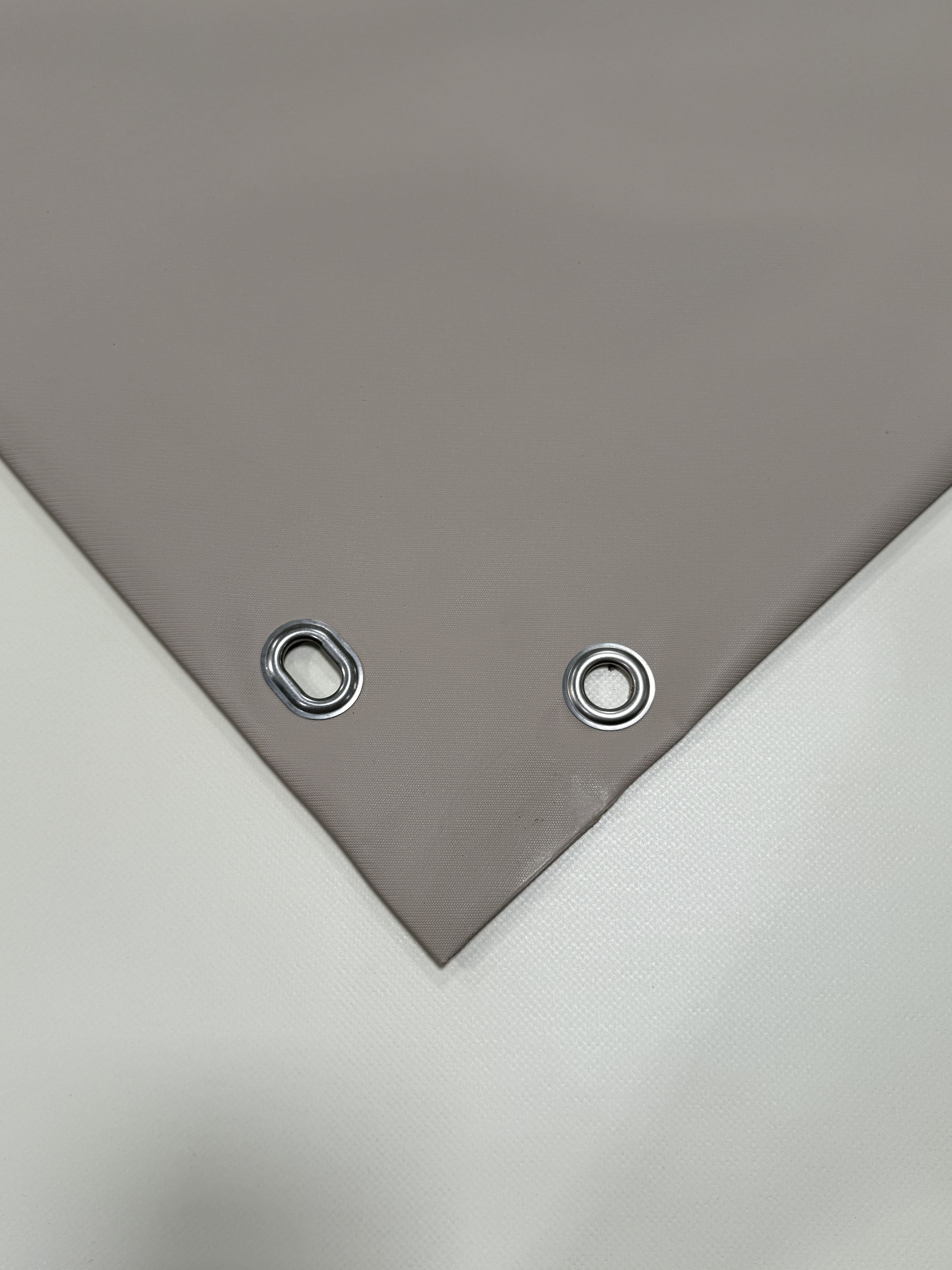 Carportplane mit schräger Seite PVC matt mit Canvas-Maserung