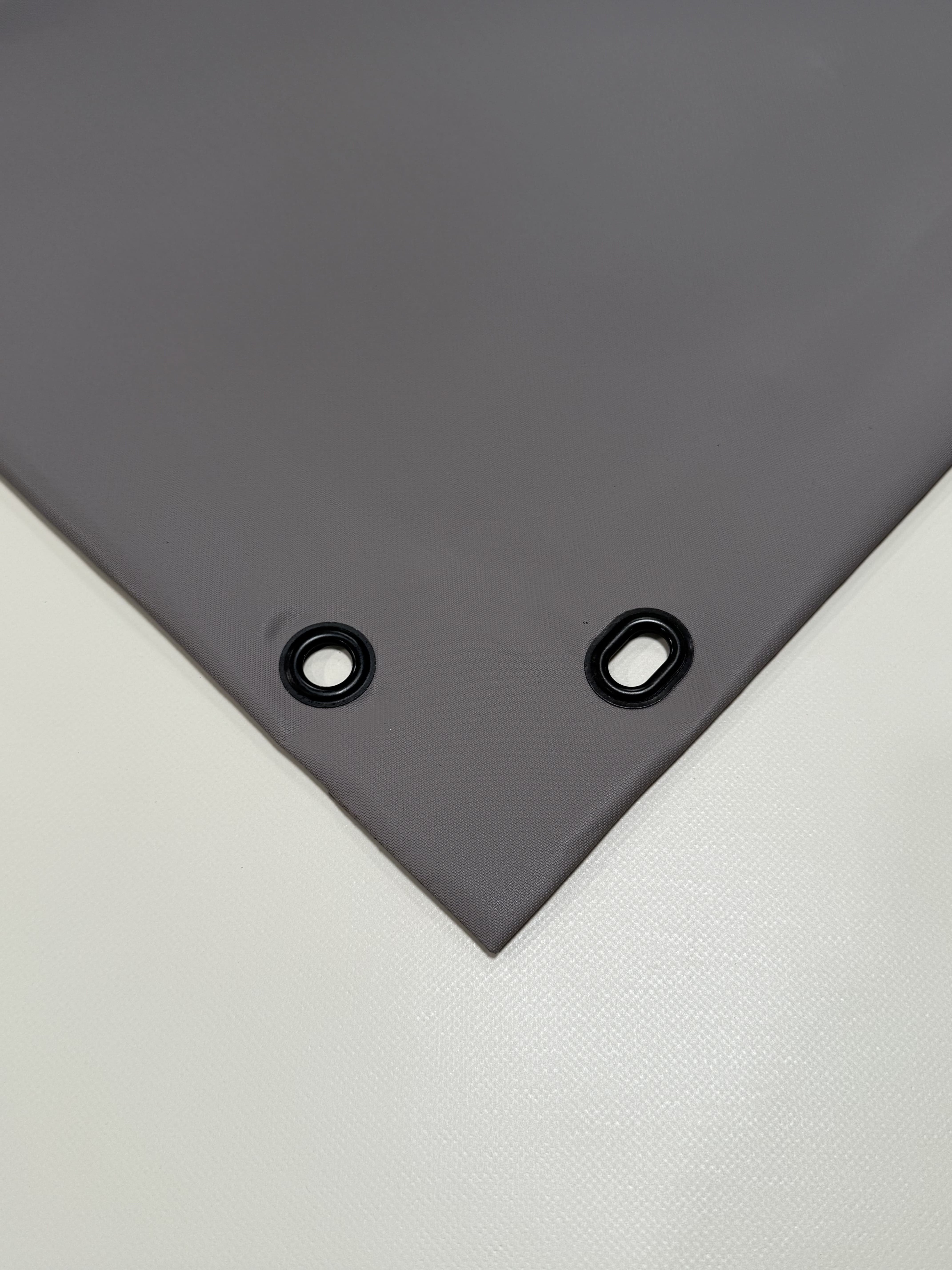 Carportplane mit schräger Seite PVC matt mit Canvas-Maserung