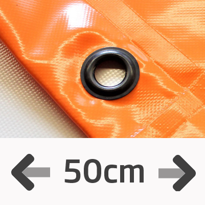 PVC Plane Ösenabstand 50cm