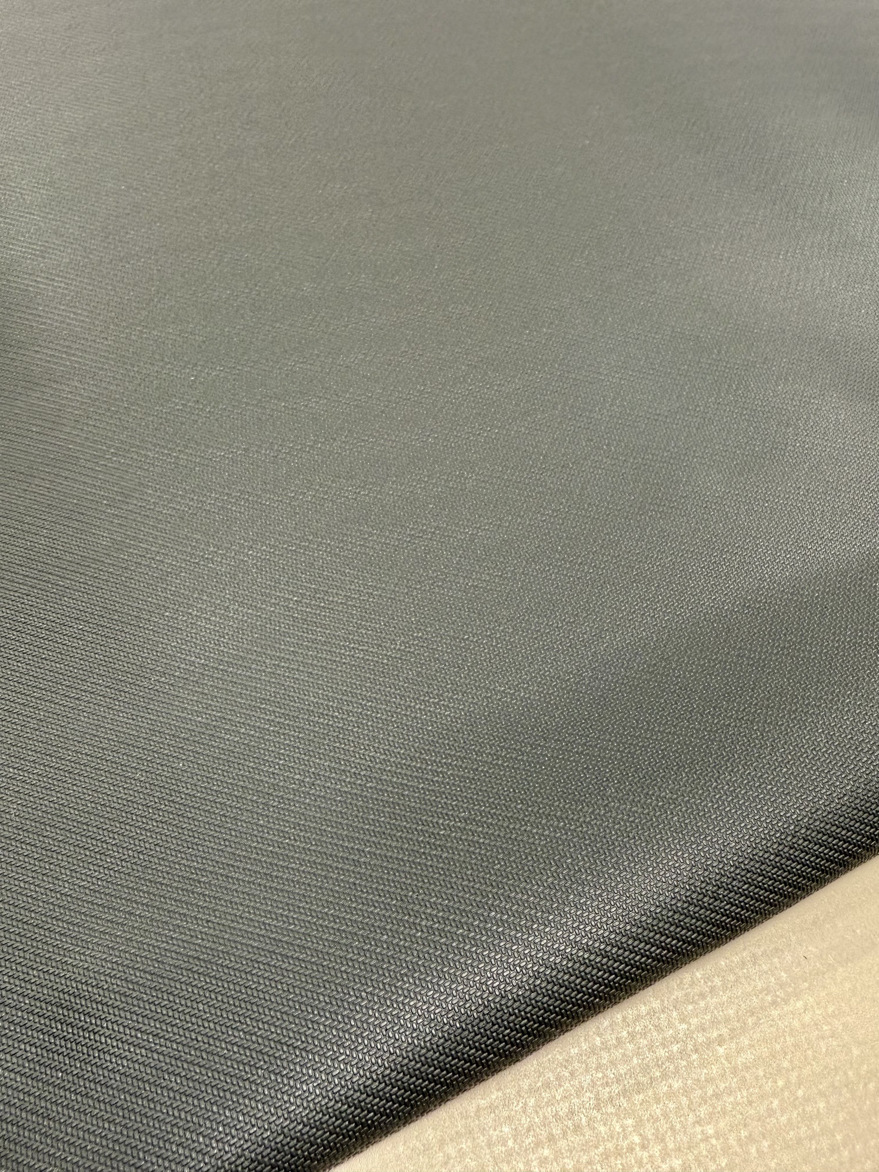 Ovale Abdeckplane PVC matt mit Canvas-Maserung