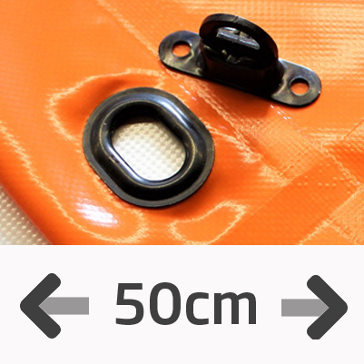 PVC Plane Ösenabstand 50cm