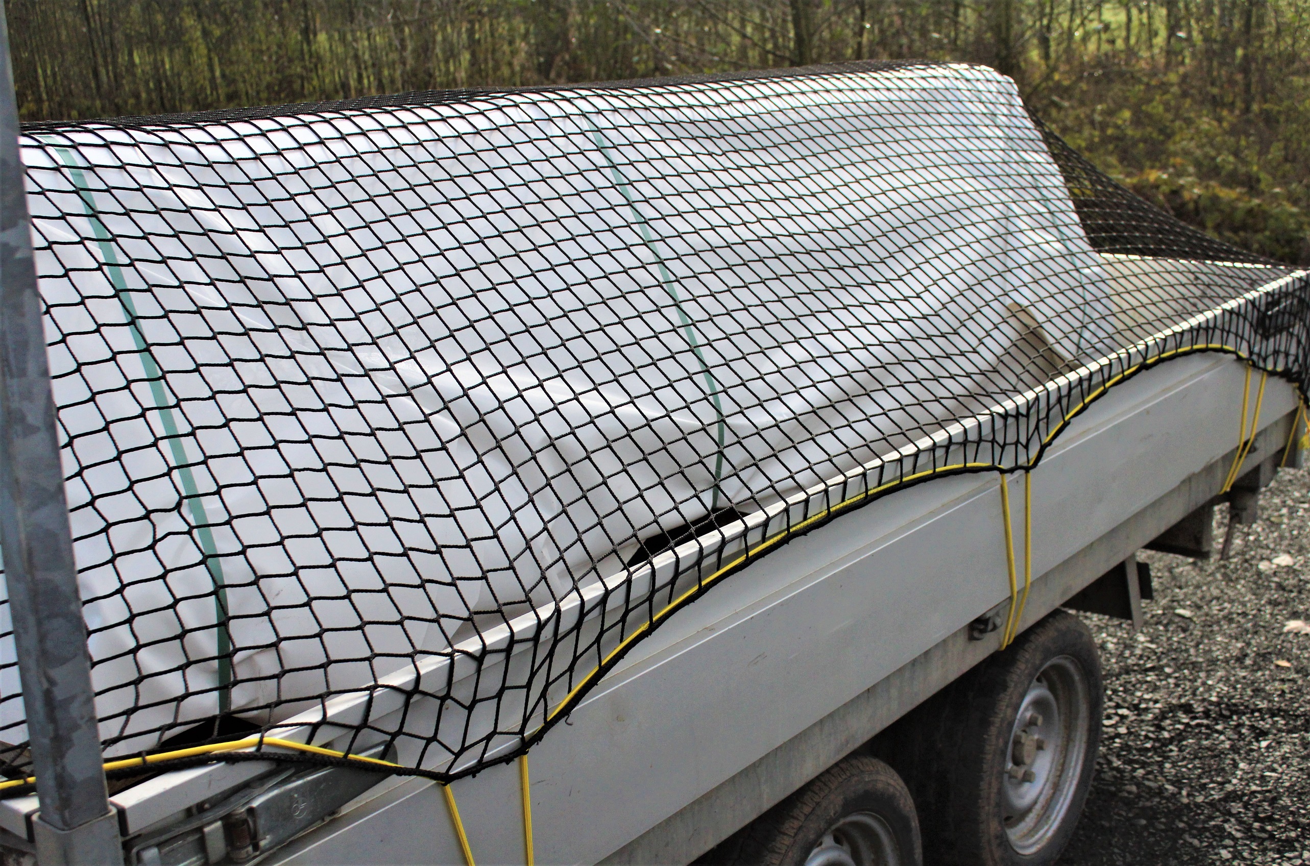 Container/Anhänger Abdecknetz grobmaschig mit Expanderseil Container/Anhänger Abdecknetz grobmaschig mit Expanderseil
