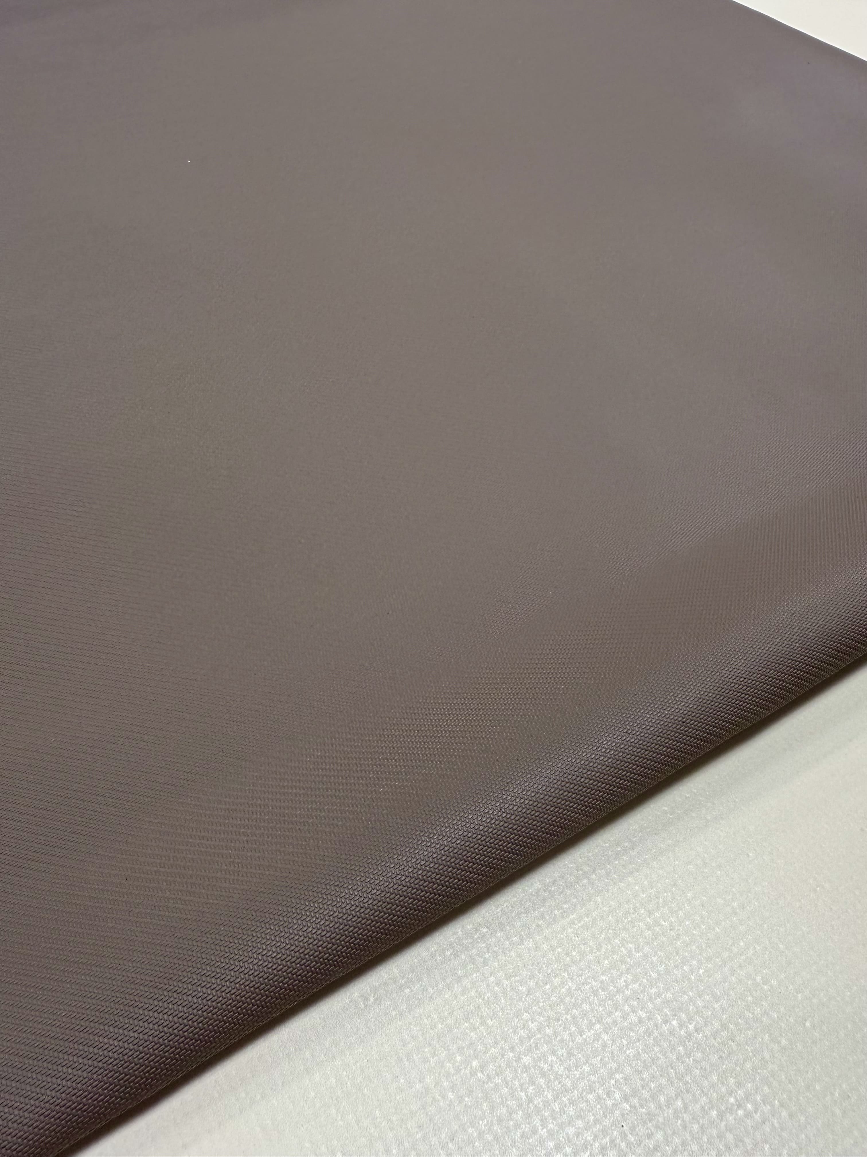 Ovale Abdeckplane PVC matt mit Canvas-Maserung